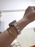 格匯品牌原裝適用applewatchS10表帶皓石s9代蘋(píng)果手鏈iwatch9/8/7腕帶 星光色 適用iwatch10【42MM表盤(pán)】 曬單實(shí)拍圖