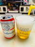 百威啤酒TOP淡色拉格450ml*18聽整箱裝新老包裝交替發(fā)貨 中秋送禮  曬單實(shí)拍圖