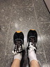 Bata王子奇同款巧克力豆休閑鞋女2026春季商場(chǎng)新款百搭德訓輕便運動(dòng)鞋 黑白 37 曬單實(shí)拍圖