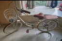 飛鴿（FLYING PIGEON）自行車成人通勤車自行車學生單車成人自行車通勤自行車女士自行車 標配奶油米|單速|(zhì)輻條輪+禮包 26寸適合160-185cm 曬單實拍圖