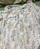 婧麒（JOYNCLEON）月子服春秋竹棉孕婦睡衣產(chǎn)后哺乳待產(chǎn)胸墊家居服藍XL Jyz157092 曬單實(shí)拍圖