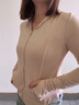 SIINSIIN 【專享】【戚薇同款】24年款修身防曬衣女款遮陽冰皮防曬服 裸杏粉 S 曬單實拍圖