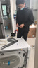 小天鵝（LittleSwan）懶人三筒洗衣機 滾筒洗衣機 可疊放【迷你小烏梅】分區洗 全家筒洗衣機0手洗 內衣洗衣機 三桶 TNDD20+E700 三筒熱泵洗烘一體 曬單實(shí)拍圖