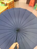 愛(ài)上雨24骨長(cháng)柄雨傘男女士大號家用自動(dòng)加大加固抗風(fēng)暴雨專(zhuān)用定制直桿傘 全纖維中棒-加大-24骨藏青色 曬單實(shí)拍圖