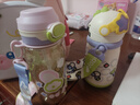babycare百變恐龍兒童保溫杯嬰兒寶寶學(xué)飲杯吸管水杯水壺霸王龍不銹鋼上學(xué) 曬單實(shí)拍圖
