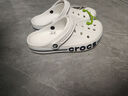 卡駱馳（crocs）洞洞鞋男女鞋貝雅卡駱班Clog一腳蹬穿沙灘涼拖鞋205089-126 M9W11 曬單實(shí)拍圖