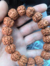 靈月閣樹(shù)王爆肉小金剛菩提子手串男士核桃原籽文玩佛珠盤(pán)玩手鏈圣誕節禮 雙龍紋小金剛16mm 曬單實(shí)拍圖