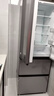 美的（Midea）【國家補貼至高20%】MR-417WFPE銀法式多門(mén)四開(kāi)門(mén)嵌入式60CM超薄嵌入式一級雙變頻家用電冰箱 MR-417WFPE 流蘇銀 曬單實(shí)拍圖