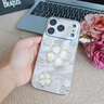 魔巖適用iPhone17promax手機(jī)殼蘋果16鏡頭全包保護(hù)套防摔iPhone17Air可愛四葉草輕奢女ins風(fēng)高級感 輕奢四葉草【土豪金】電鍍邊框｜自帶鏡頭膜 iPhone 17 Pro Max 曬單實(shí)拍圖