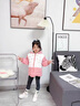 G.DUCKKIDS童裝女童外套秋冬2024新款加厚保暖加絨兒童夾克防風(fēng)衣小女孩衣服 黃色 90 （建議寶寶10-12公斤 24-36 曬單實(shí)拍圖