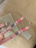gracebabi霧感嘟嘟唇線筆勾勒暈染口紅持久打底01甜粉裸桃*1+02杏仁裸茶*1 曬單實拍圖