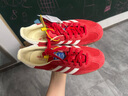 阿迪達(dá)斯（adidas）三葉草男女鞋GAZELLE INDOOR低幫休閑鞋IF1808紅白38 曬單實(shí)拍圖