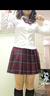 小野七天jk制服裙日系學(xué)院風(fēng)套裝半身裙女春夏格裙百褶裙校供感 玄紅格半裙【贈領(lǐng)結】 M 曬單實(shí)拍圖
