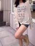 H8戶(hù)外馬丁靴女2025新款超火真皮帆布英倫風(fēng)大黃靴新疆旅游登山鞋子 棕色【牛皮+帆布】 37 曬單實(shí)拍圖