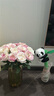 茵曼（INMAN） 針織馬甲女老錢(qián)風(fēng)V領(lǐng)薄秋冬學(xué)院風(fēng)內(nèi)搭毛衣上衣 梨花杏 S 曬單實(shí)拍圖