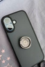 藍(lán)猩先生 適用蘋(píng)果17Promax手機(jī)殼iPhone17Pro情侶手機(jī)保護(hù)套蘋(píng)果16Promax磨砂護(hù)甲全包防摔透明保護(hù)殼 iPhone17【典雅黑】 曬單實(shí)拍圖
