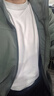 布先生280g重磅T恤長絨棉男士純棉短袖小白T 白色 L/175  曬單實拍圖