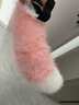 貝兒尾巴兒童道具兒童狐貍尾巴綁帶毛絨狐娘尾巴腰帶 林娜貝爾尾巴    粉色 曬單實(shí)拍圖