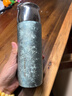 飛劍（FEIJIAN）純鈦保溫杯高檔燜茶杯茶水分離養生泡茶水杯商務(wù)辦公禮品鈦杯定制 冰川藍390ml 曬單實(shí)拍圖