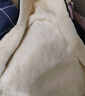IMPRESSWIT整張羊皮襖子皮毛一體連帽真皮純羊的毛內膽棉服上衣加厚外套男女 黑色 180/100A 140-160斤 曬單實(shí)拍圖