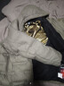 安踏（ANTA）面包羽絨服丨六度芯樊振東同款鵝絨服外套男冬季短款加厚棉服男裝 【鵝絨85% XL155g】青銅色-6 XL (男180) 曬單實(shí)拍圖