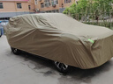 嘉謙100%牛津布車衣全車罩防曬防雨水隔熱防風(fēng)防塵四季通用加厚汽車套 卡其色【航天級品質(zhì)-真牛津布】短反光條-無耳式 【600D升級加絨-送收納袋】下單備注車型年款 曬單實拍圖