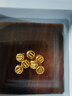 賽菲爾黃金小金豆足金999.9投資金攢金收藏存錢 單顆 約1.0克 曬單實拍圖