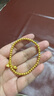 中國(guó)黃金（CHINA GOLD）黃金手鏈足金兩世歡金手鏈女蓮蓬金珠手串送媽媽七夕情人節(jié)禮物 金約1.95g+摯愛(ài)玫瑰禮盒 曬單實(shí)拍圖