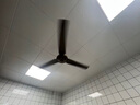 鉆石牌（DIAMOND）吊扇家用電風(fēng)扇客廳餐廳復古吊風(fēng)扇48/56寸1.4米樓頂扇工業(yè)大風(fēng)力吸頂電風(fēng)扇ZM 48寸三葉復古銅色吊扇 曬單實(shí)拍圖