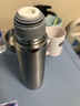 OSPIRO德國品質(zhì)智能顯溫保溫杯男女士水杯大容量316不銹鋼茶杯茶水分離 [英倫黑450ml]智能顯溫 曬單實(shí)拍圖