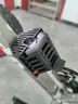 西騎者（WestBiking）自行車(chē)鎖防盜折疊鎖防水防銹抗液壓剪便攜支架鑰匙鎖密碼鎖 黑色【鑰匙鎖】帶鎖架 曬單實(shí)拍圖