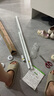 未來(lái)式免打孔伸縮晾衣桿衣架不銹鋼窗簾桿浴簾桿門(mén)簾衣柜撐桿白150-220 曬單實(shí)拍圖