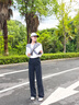 李寧直筒運動(dòng)褲女子2025秋潮流時(shí)尚簡(jiǎn)約百搭生活休閑衛褲AKLVC16 曬單實(shí)拍圖
