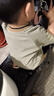 巴厘小豬男童套裝2025新款夏季短袖薄款寶寶運動(dòng)服假領(lǐng)帶學(xué)院風(fēng)兒童夏裝 淺灰綠 90 曬單實(shí)拍圖