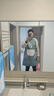 詩(shī)佩琪（SVORIAHI）防水防油圍裙男士廚房長(cháng)袖罩衣成人女做飯圍腰炒菜外套反穿衣 保持開(kāi)心 罩衣+圍裙組合 2件 曬單實(shí)拍圖