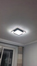 四季沐歌（MICOE）輕奢臥室燈 客廳吸頂燈led 后現(xiàn)代北歐大氣簡約餐廳書房 摩朗/37*2W/三色調(diào)光/52*52cm 曬單實(shí)拍圖