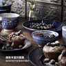 宜家（IKEA）ENTUSIASM恩圖斯奧姆石瓷碗藍色花紋廚房餐具四件套 藍色碗圖案12cm 曬單實(shí)拍圖
