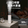 幾素桌面加濕器迷你臥室宿舍床頭家用空氣加濕器車載加濕器無線usb充電便攜純凈加濕送女男友生日禮物 棕色-4000毫安+4根濾芯【健康加濕+雙倍霧量】 曬單實拍圖