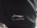 李寧（LI-NING）短褲男運動(dòng)跑步健身籃球訓練游泳五分褲速干透氣薄款夏休閑運動(dòng)褲 黑色【斜插口袋/吸汗透氣】 4XL 【195】 曬單實(shí)拍圖