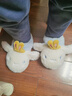 Hello Kitty女童棉拖冬季兒童室內家居鞋小孩保暖親子拖鞋 玉桂狗藍 36/37碼  曬單實(shí)拍圖