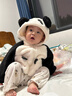 papa爬爬秋冬款男女寶寶動(dòng)物造型外套抱抱絨上衣嬰兒保暖衣服 綠色 90 cm 曬單實(shí)拍圖