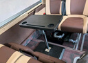 藍格兔車(chē)載小桌板汽車(chē)內餐桌板折疊后座后排車(chē)用車(chē)上吃飯桌電腦支架桌子 【多用途折疊升降桌】高度可調節+加大面板 曬單實(shí)拍圖