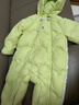 babycare兒童羽絨服秋冬白鴨絨保暖童裝輕薄寶寶外穿嬰兒爬服 林間青蔥 90 曬單實(shí)拍圖