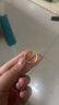 周生生素圈光身面活口泥鰍背黃金戒指 足金開(kāi)口戒情侶結婚對戒09141R 7.77克(含工費160元) 曬單實(shí)拍圖
