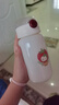 【京東物流】新款塑料兒童吸管杯可愛卡通直飲杯子便攜學(xué)生女 紅色 450ml 櫻桃小貓 曬單實(shí)拍圖