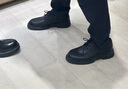 他她（TATA）2025冬商場(chǎng)同款時(shí)尚休閑男皮鞋新款黑色軟底輕奢72W30DM5 黑色 39 曬單實(shí)拍圖