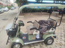 鳳凰V6小巴士電動(dòng)四輪車?yán)夏甏诫妱?dòng)車?yán)先思矣脦锎杰?800w48V20A鉛酸雨簾滿足25-30公里通勤 曬單實(shí)拍圖