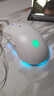 前行者（EWEADN）G301無(wú)線(xiàn)鼠標藍牙雙模電競游戲專(zhuān)用type-c接口充電款打字超靜音鼠標機械支持iPad手機電腦辦公外設 白色【藍牙雙模靜音版】Type-C充電 曬單實(shí)拍圖