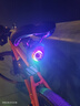 西騎者（WestBiking）西騎者西騎者自行車尾燈智能剎車感應(yīng)燈炫彩尾燈Type-c充電 炫彩 曬單實(shí)拍圖