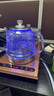豐谷全自動上水電熱水壺 茶臺燒水壺 家用辦公茶桌茶幾嵌入式一體機茶具電茶爐套裝 1L （37*20cm）底部上水金色-消毒款 曬單實拍圖